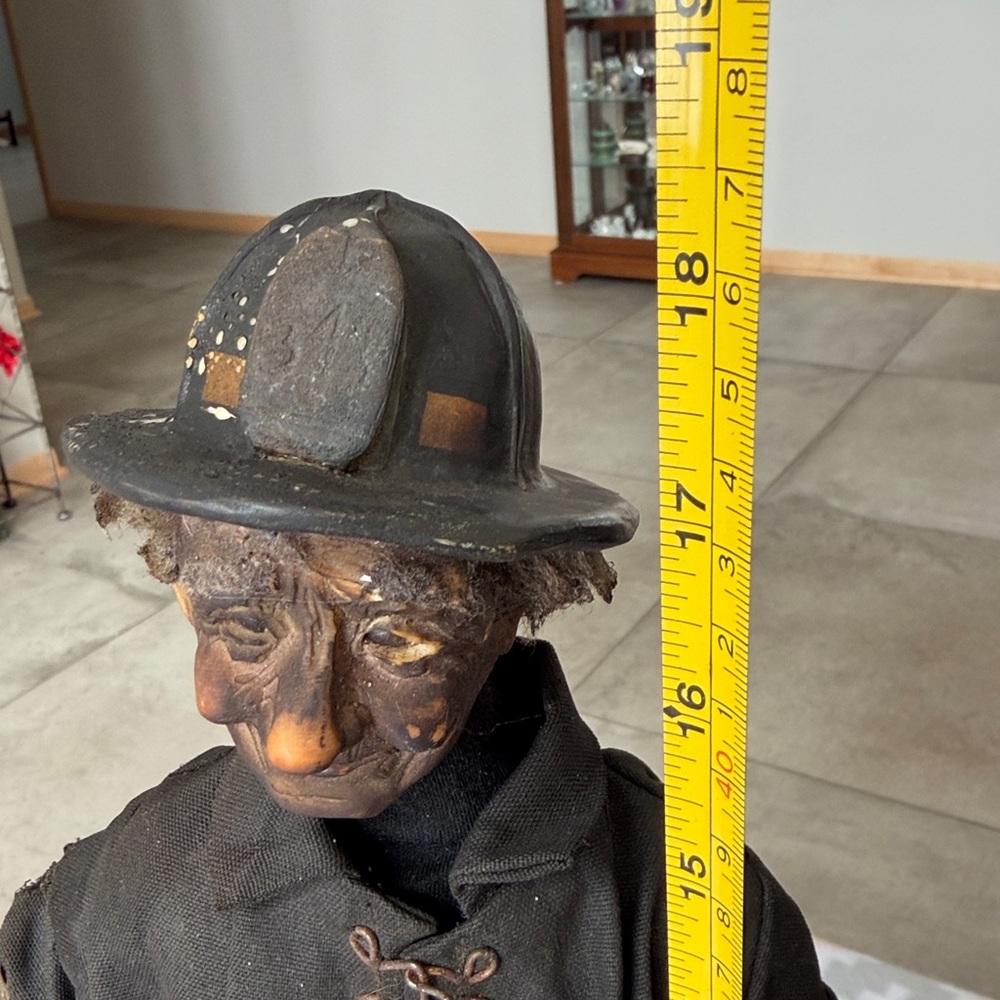 Vintage Firefighter Figurine 18” tall - Picture 3 of 11